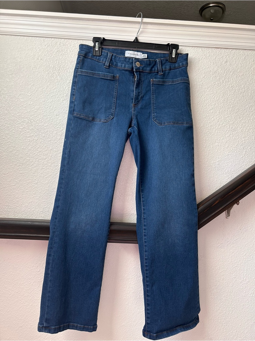 Tahari Men's Straight-Leg Jeans in Dark Blue